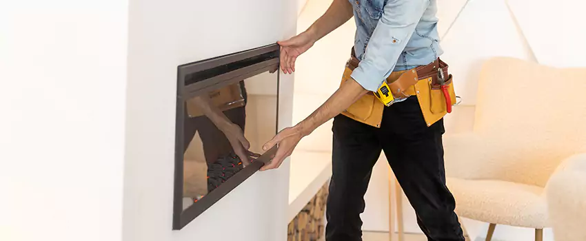 Metal Fireplace Installation in Harlingen, Texas