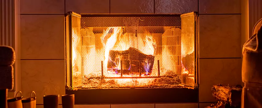 Mendota Hearth Landscape Fireplace Installation in Harlingen, Texas
