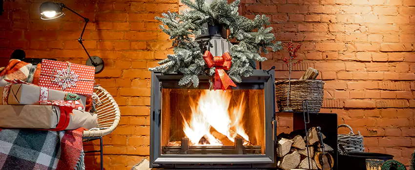 Travis Industries Linear Gas Fireplace Installation in Harlingen, Texas