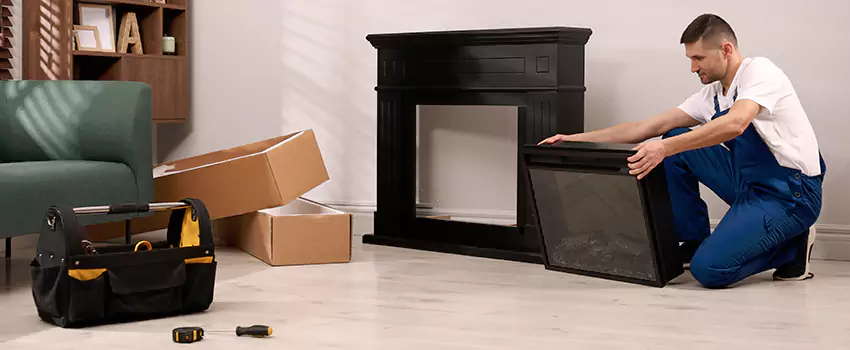 Old Rusted Metal Fireplace Repair And Replacement in Harlingen, TX